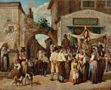 La droguerie à Tivoli (Auguste Dutuit) - Muzeo.com