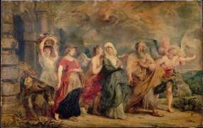 La Famille de Loth quittant Sodome (Pierre Paul Rubens) - Muzeo.com