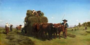 La fenaison en Auvergne (Rosa Bonheur) - Muzeo.com