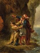La Fiancée d'Abydos (Byron. Chant II. Strophe XXIII) (Eugène Delacroix) - Muzeo.com