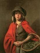La fille du cresson (Johan Zoffany) - Muzeo.com