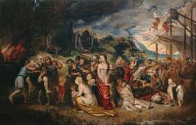 La Fuite d'Enée aprés l'incendie de Troie (Pierre Paul Rubens) - Muzeo.com