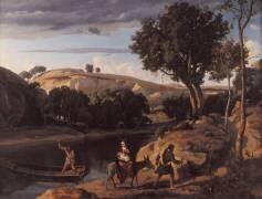 La Fuite en Egypte (Jean-Baptiste Camille Corot) - Muzeo.com