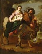 La fuite en Égypte (Bartolomé Esteban Murillo) - Muzeo.com