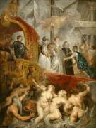 La Galerie Médicis : Le Débarquement de Marie de Médicis au port de Marseille, le 3 novembre 1600 (Pierre Paul Rubens) - Muzeo.com