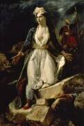 La Grèce sur les ruines de Missolonghi (Eugène Delacroix) - Muzeo.com