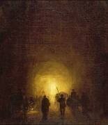 La grotte de Posillipo à Naples (Hubert Robert) - Muzeo.com