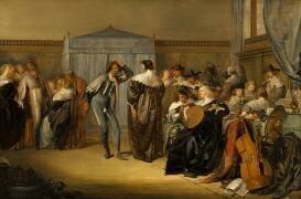 La joyeuse compagnie des danseurs masqués (Pieter Jacob Codde) - Muzeo.com