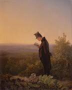 La Lecture du bréviaire, le soir (Carl Spitzweg) - Muzeo.com