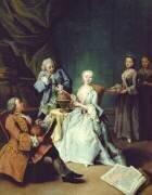 La leçon de géographie (Pietro Longhi) - Muzeo.com
