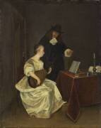 La Leçon de Musique (Gérard ter Borch) - Muzeo.com