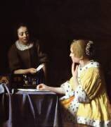 La Maîtresse et la Servante (Johannes Vermeer) - Muzeo.com