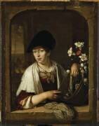 La Marchande de poissons (Eglon Hendrick van der Neer) - Muzeo.com