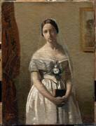 La Mariée (Portrait de la servante du peintre E. Cibot) (Jean-Baptiste Camille Corot) - Muzeo.com