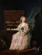 La marquise de Louvois et son fils (Louis Landry) - Muzeo.com