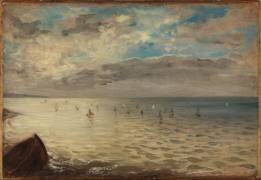 La Mer vue des hauteurs de Dieppe (Eugène Delacroix) - Muzeo.com