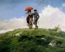 La montagne verte (Francisco Masriera y Manovens) - Muzeo.com