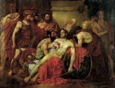 La mort d'Epaminondas (Louis Gallait) - Muzeo.com