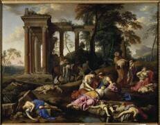 La Mort des enfants de Béthel (Laurent de La Hyre) - Muzeo.com