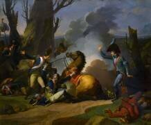 La Mort du général Valhubert à la bataille d'Austerlitz, 2 décembre 1805 (Jean-François Pierre Peyron) - Muzeo.com