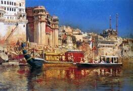 La péniche du Maharaja de Bénarès (Varanasi) (Edwin Lord Weeks) - Muzeo.com