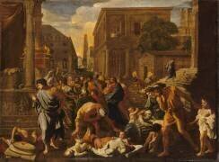 La Peste d'Asdod dit les Philistins frappés de la Peste (Nicolas Poussin) - Muzeo.com