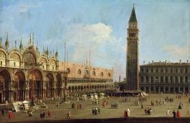 La Place Saint-Marc à Venise vers le sud (Canaletto) - Muzeo.com