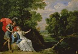 La réconciliation de Rinaldo et d'Armida (David Teniers le Jeune) - Muzeo.com