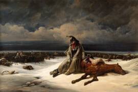 La retraite de Russie (Bernard Edouard Swebach) - Muzeo.com