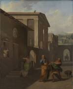 La sage-femme prenant congé de la fille d'Andros (Nicolai Abraham Abildgaard) - Muzeo.com
