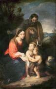 La Sainte Famille avec l'enfant St. Jean (Bartolomé Esteban Murillo) - Muzeo.com