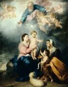 La Sainte Famille, dite la Vierge de Séville (Bartolomé Esteban Murillo) - Muzeo.com