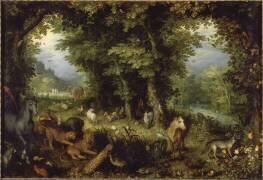La Terre ou le Paradis terrestre (Jan Brueghel the Elder) - Muzeo.com
