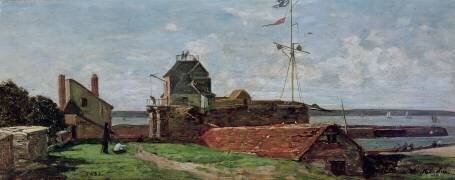 La Tour François Ier au Havre (Eugène Boudin) - Muzeo.com
