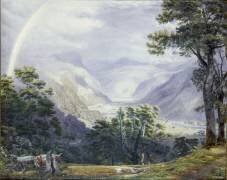 La vallée de Ffestiniog, de Tan-Y-Bwlch Hall (Joseph Mallord William Turner) - Muzeo.com