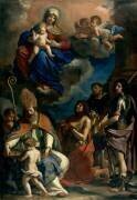 La Vierge à l'Enfant avec les saints protecteurs de la ville de Modène (Le Guerchin) - Muzeo.com