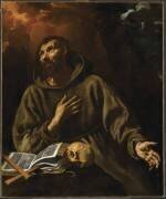La vision de saint François d'Assise (Luis Tristan) - Muzeo.com