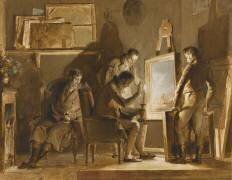 La Visite dans l'atelier (Alexandre-Evariste Fragonard) - Muzeo.com