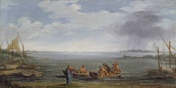 La vocation de saint Pierre et de saint André (Pierre de Cortone) - Muzeo.com