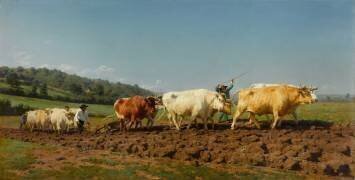 Labourage nivernais : le sombrage (Rosa Bonheur) - Muzeo.com