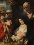 L'adoration des bergers (Jacob Jordaens) - Muzeo.com