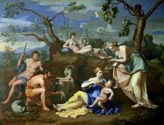 L'alimentation de l'enfant Jupiter (Nicolas Poussin) - Muzeo.com