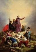 L'archevêque Affre sur les barricades (Joseph Felon) - Muzeo.com