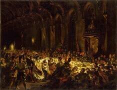 L'Assassinat de l'évêque de Liège (Eugène Delacroix) - Muzeo.com