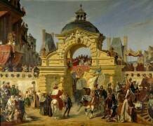 Le baptême de Louis XIII au château de Fontainebleau (Clément Boulanger) - Muzeo.com
