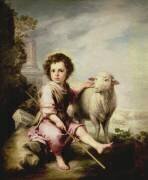 Le bon berger (Bartolomé Esteban Murillo) - Muzeo.com