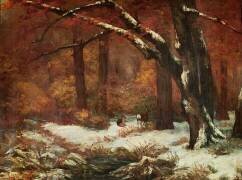 Le cerf battant en retraite (Gustave Courbet) - Muzeo.com