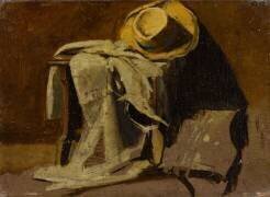 Le chapeau de paille (Jean-Louis-Ernest Meissonier) - Muzeo.com