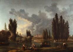 Le château de Méréville (Hubert Robert) - Muzeo.com