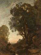 Le Chevrier italien. Effet de soleil couchant (Jean-Baptiste Camille Corot) - Muzeo.com